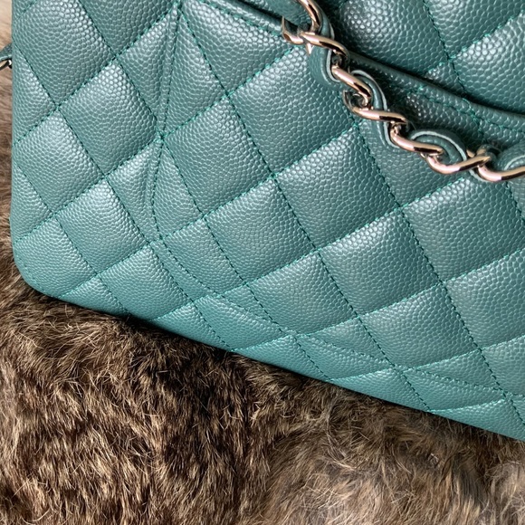 CF Classic Double Flap in Dark Green - Picture 3 of 4